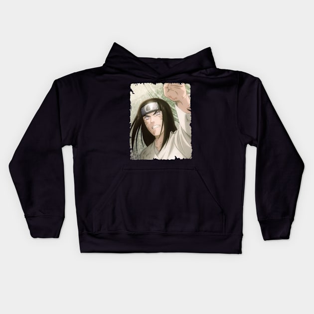 NEJI HYUGA MERCH VTG Kids Hoodie by xsmilexstd